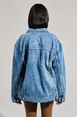 GOTTA GO OVERSIZED DENIM JACKET
