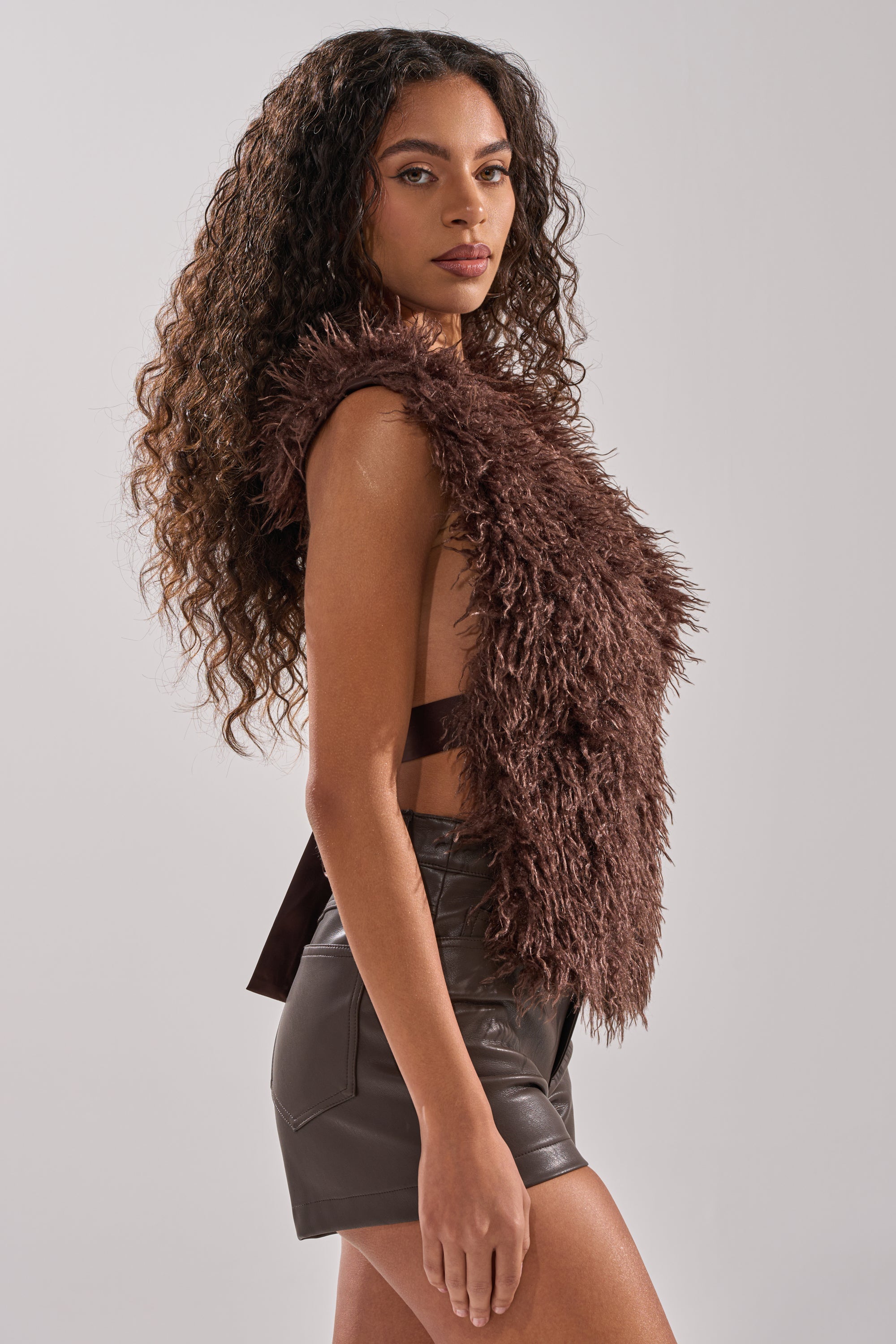 HANNAH FUR BLOUSE