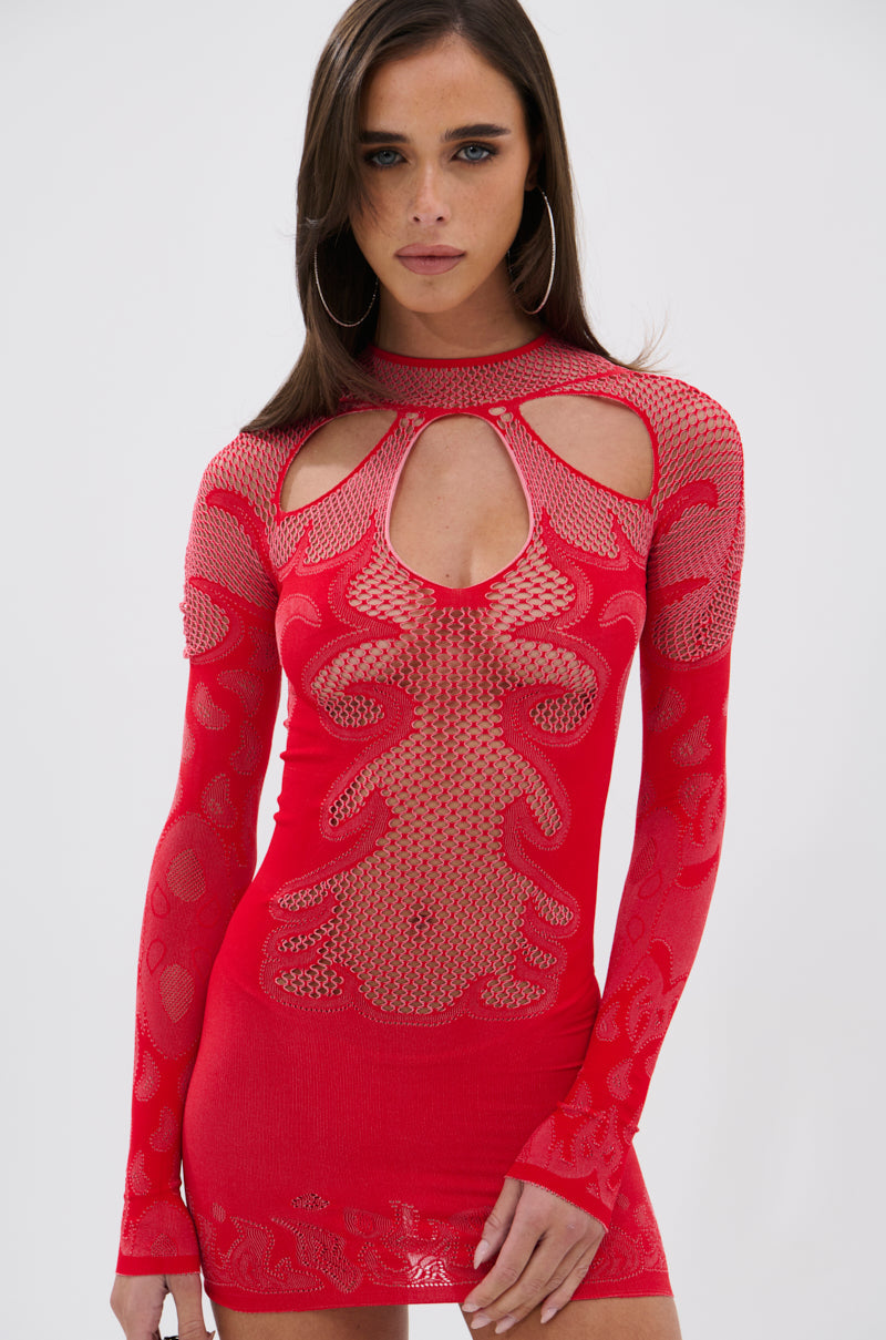 HOT DAMN SEAMLESS MINI DRESS