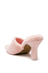 AZALEA WANG DICKINSON FUR MULE IN PINK