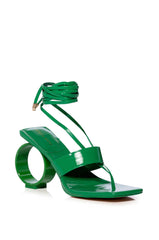 AZALEA WANG ELVIRDA CIRCLE SANDAL IN GREEN