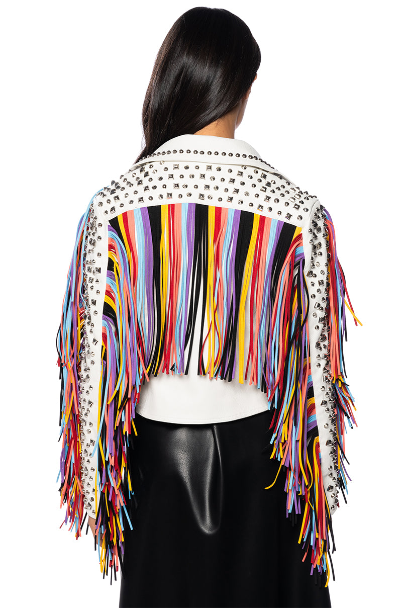FREE RIDER FRINGE MOTO JACKET