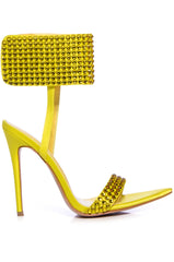 AZALEA WANG GRIFFON EMBELLISHED STILETTO SANDAL