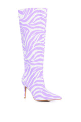 AZALEA WANG SCHROETER STILETTO BOOT IN GREEN