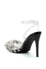 AZALEA WANG ZENDAYA BLING STILETTO PUMP IN BLACK