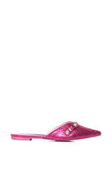 AZALEA WANG SUPER CHIC SLIP ON FLAT IN FUCHSIA