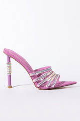 AZALEA WANG TAKE IT BACK STILETTO SANDAL IN PURPLE