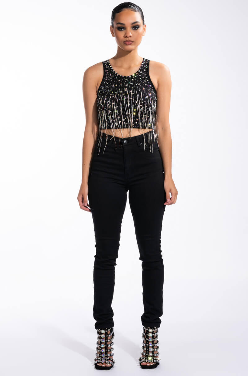 BIDI BIDI BOM BOM EMBELLISHED TANK