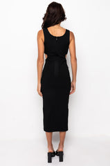CAN'T MISS ME BANDAGE MAXI DRESS WITH OPEN BACK