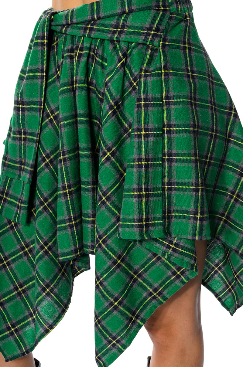 CHARLY MINI PLAID SKIRT