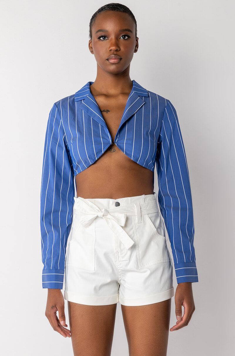 MELANIE CUT OUT COLLARED BODYSUIT