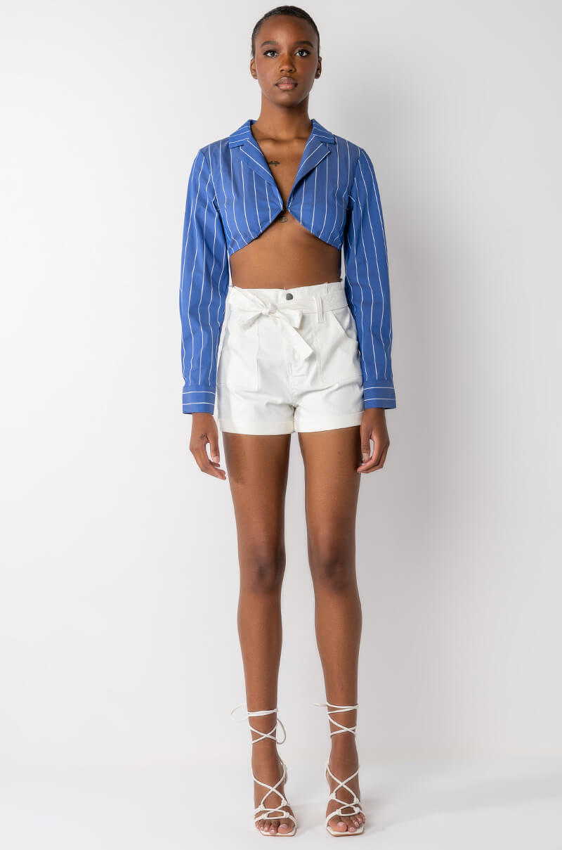MELANIE CUT OUT COLLARED BODYSUIT