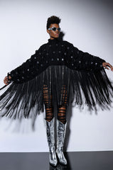 CITY LIVIN FRINGE SWEATSHIRT