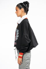 COLLEGIATE HAUTE ACADEMY COLLARED SWEATSHIRT