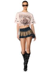 DEF LEPPARD OVERSIZED SHIRT DRESS