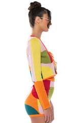 DONNA TIE FRONT CARDIGAN
