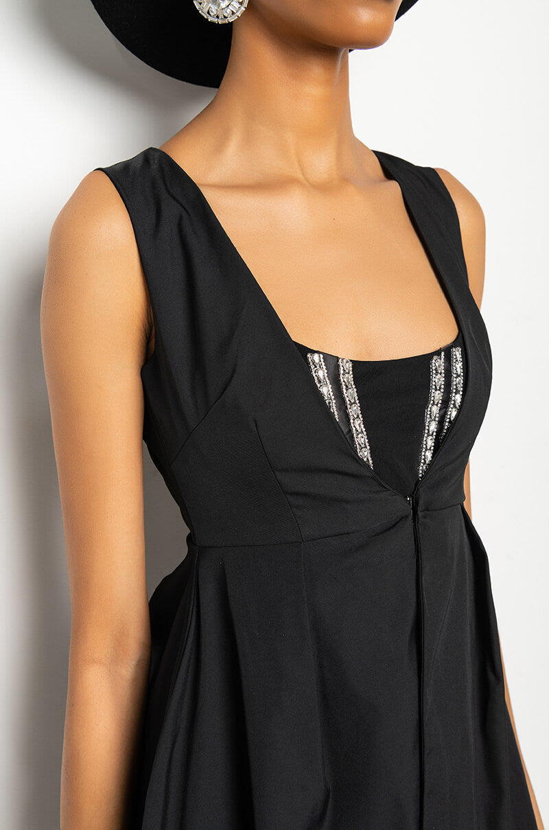 DOWN TO BUSINESS MAXI TRENCH VEST