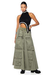 DRIP SLEEVELESS TURTLENECK SWEATER