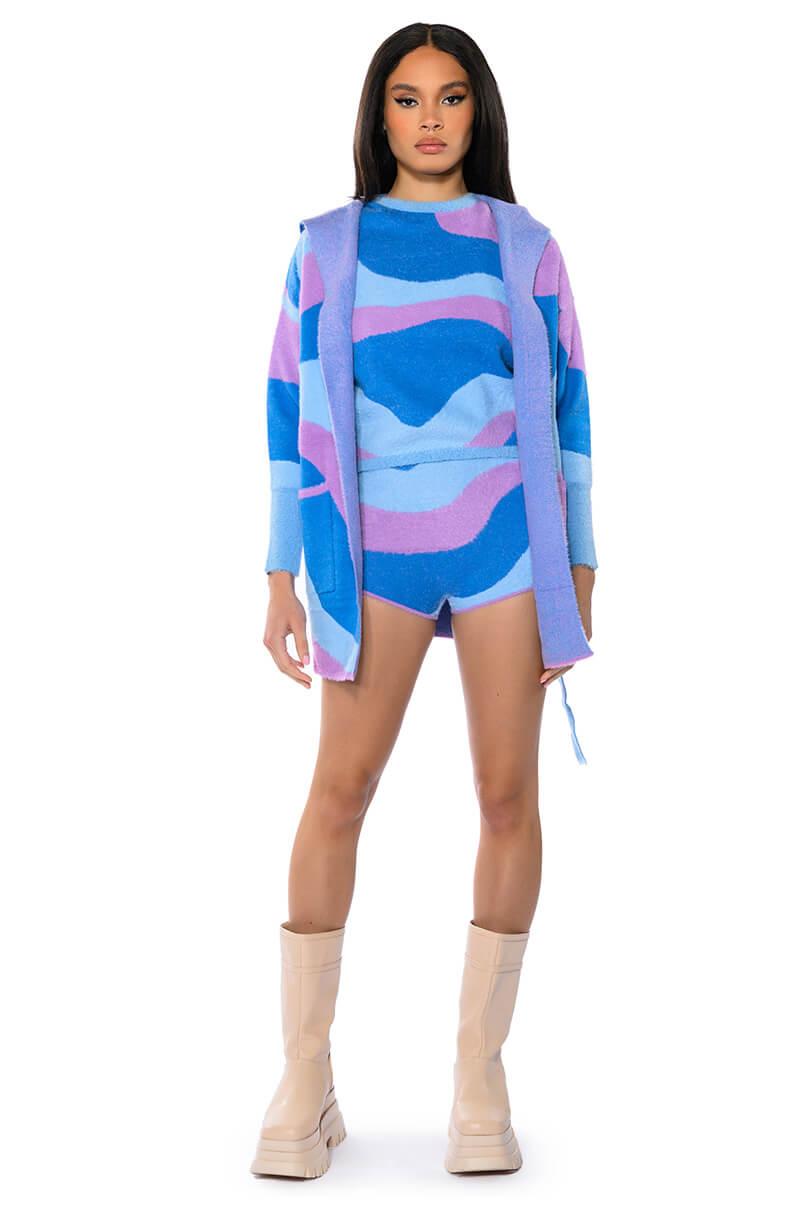 FAR OUT SHORT SLEEVE SWEATER