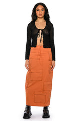 FIELD OF DREAMS CARGO MAXI SKIRT