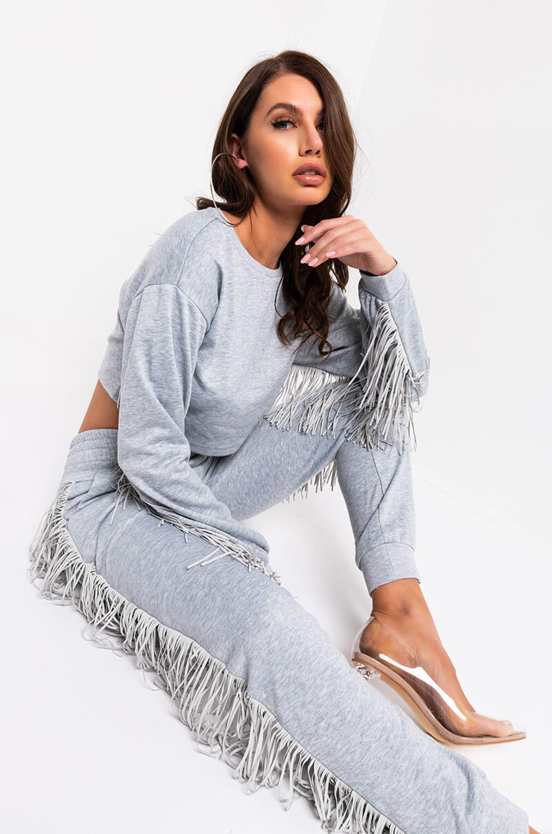 FRINGE ALL THE WAY SWEATSHIRT