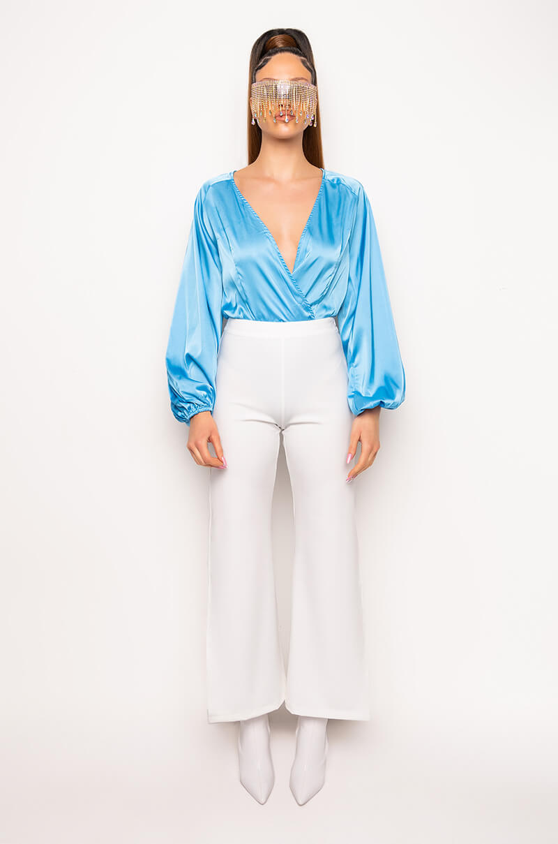 GAME ON WIDE LEG WITH SLITS