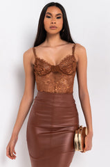 GISELE LACE CUP BODYSUIT