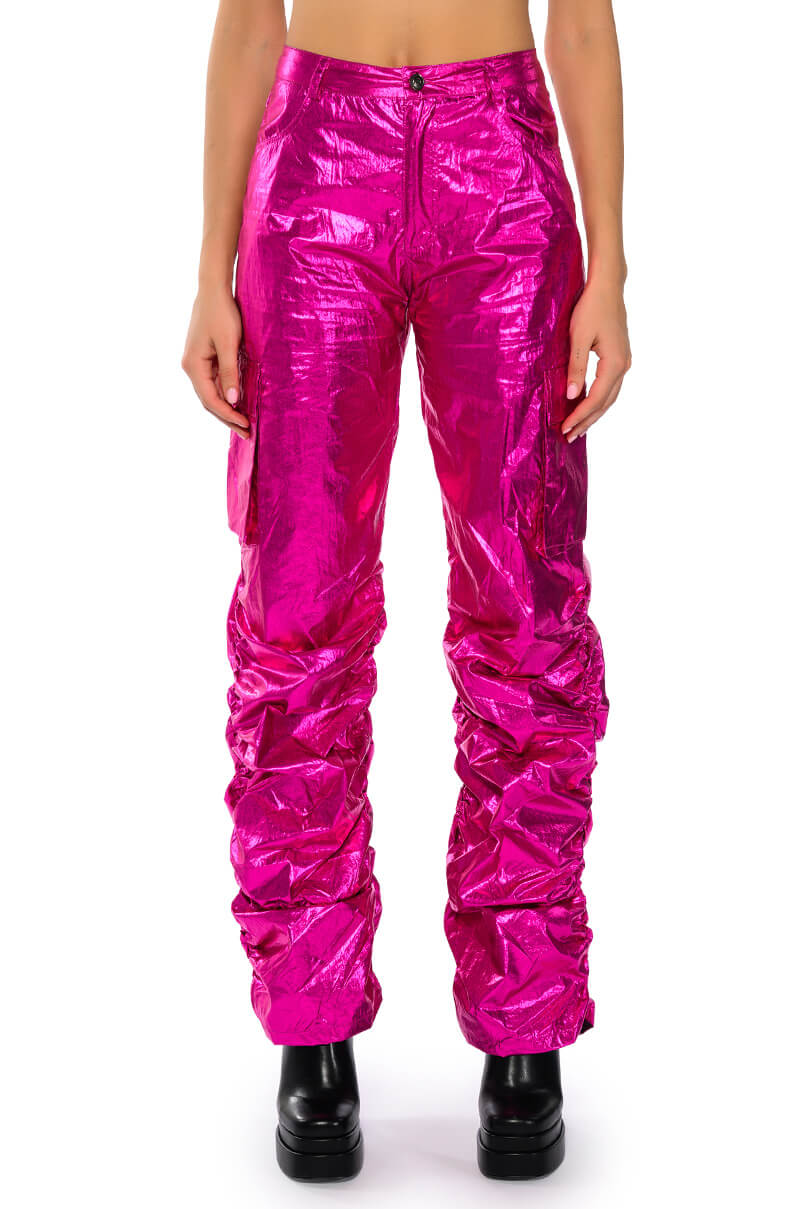 GLIMPSE OF MAGIC RELAXED METALLIC PANT