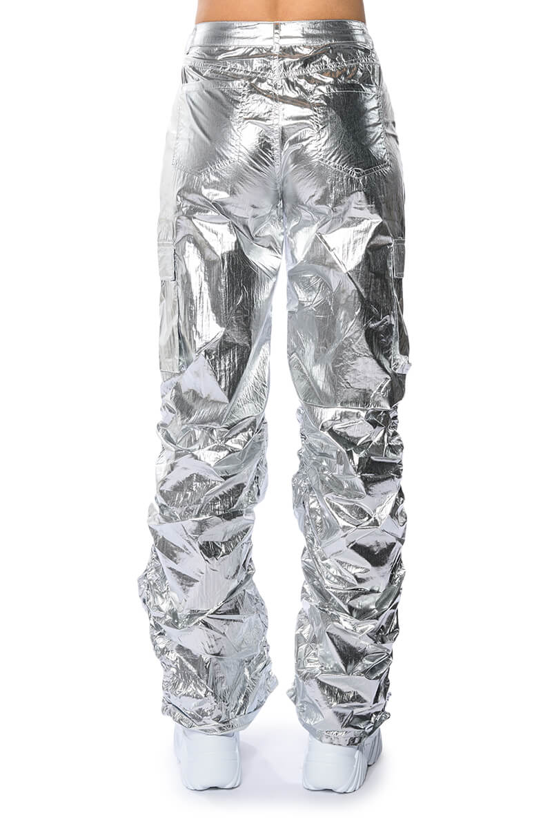 GLIMPSE OF MAGIC RELAXED METALLIC PANT