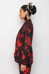 HARD TO HANDLE FLORAL BLAZER