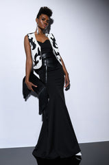 HEART IN THE HIGHLANDS FAUX LEATHER VEST