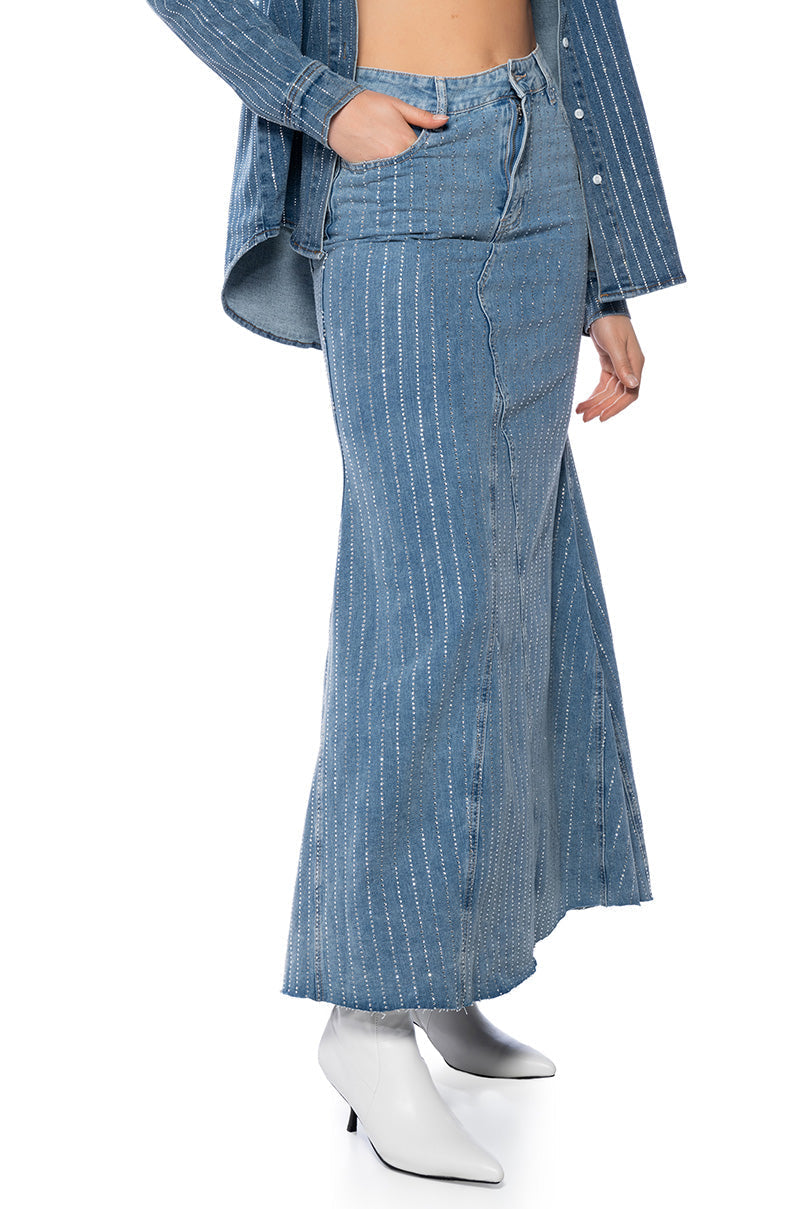 HEAVY HITTER DENIM SKIRT