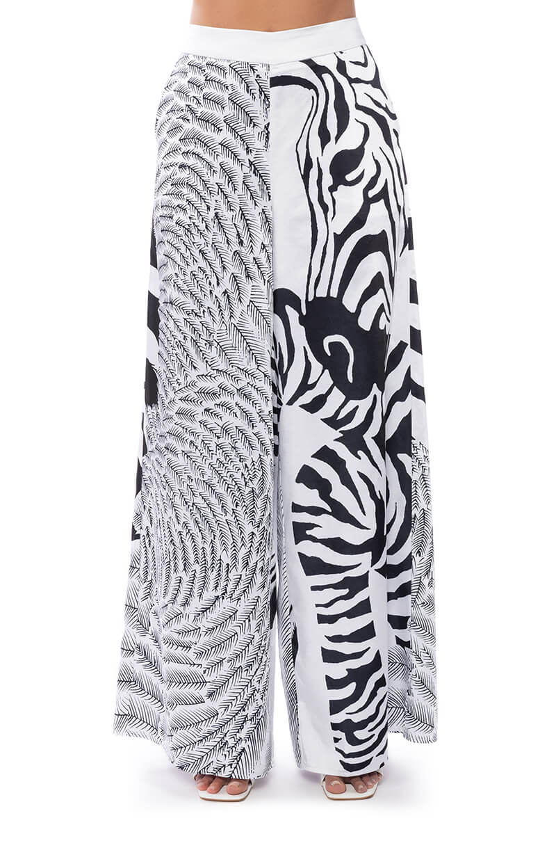 INTO THE NIGHT WIDE LEG PULL ON PANT