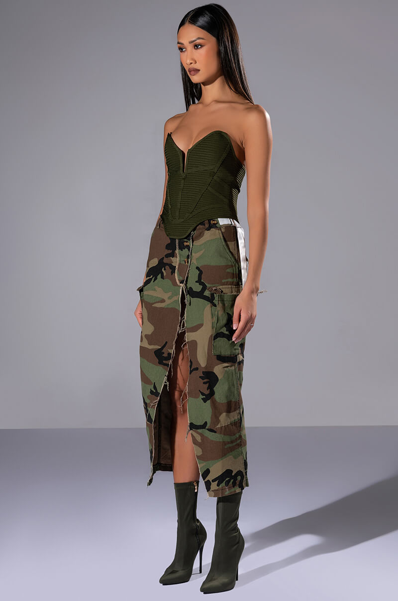 INVINCIBLE CAMO CARGO POCKET PANT