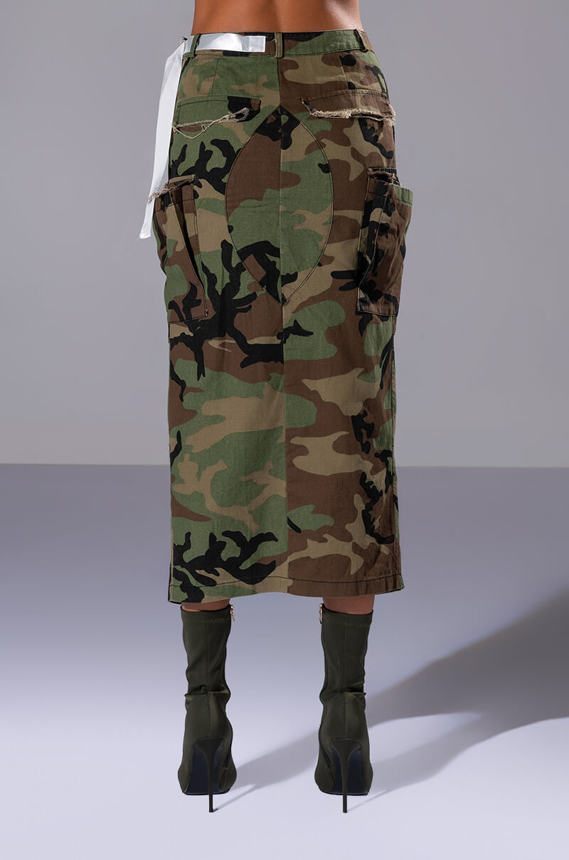INVINCIBLE CAMO CARGO POCKET PANT