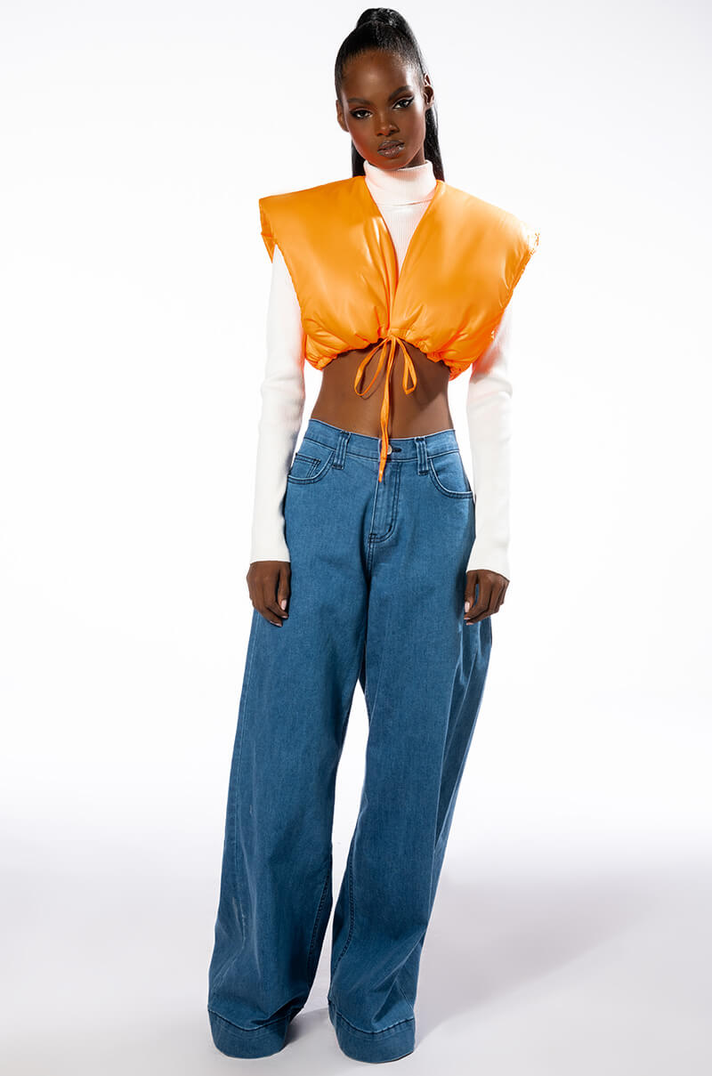 JOSS WRAP CROP TANK TOP