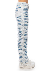 JENNA SHREDDED STRAIGHT LEG JEANS