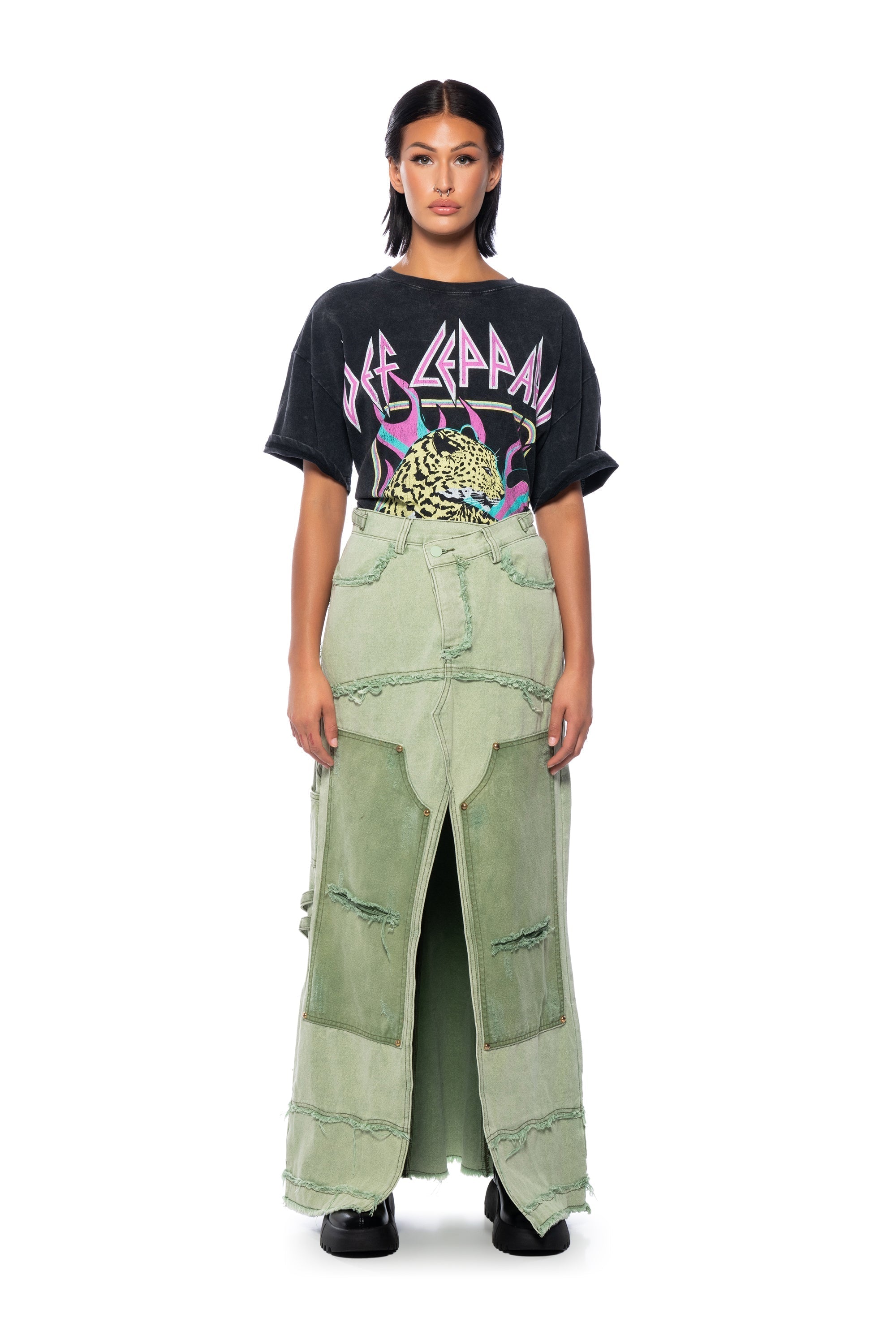 KENNA FRONT SLIT MAXI SKIRT
