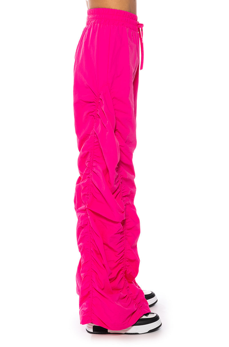 LOTTI RUCHED NYLON JOGGER