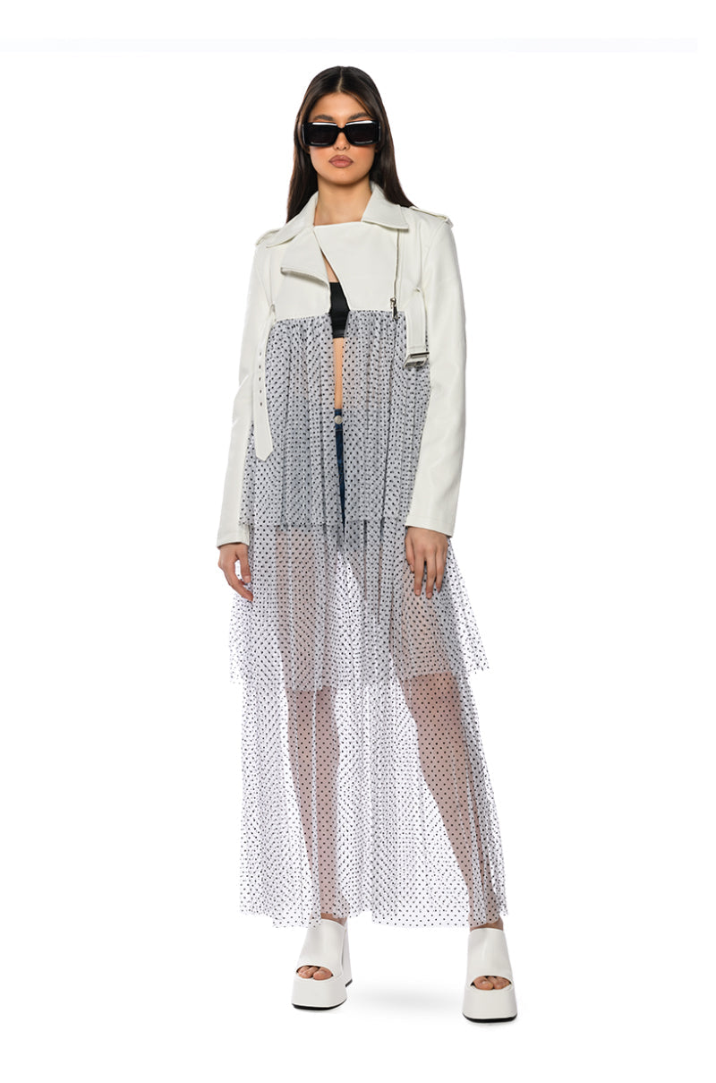 LOVE AND MEMORIES MAXI MOTO JACKET