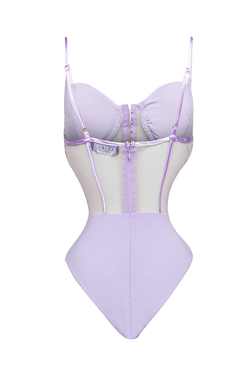 ESME MESH CORSET BODYSUIT