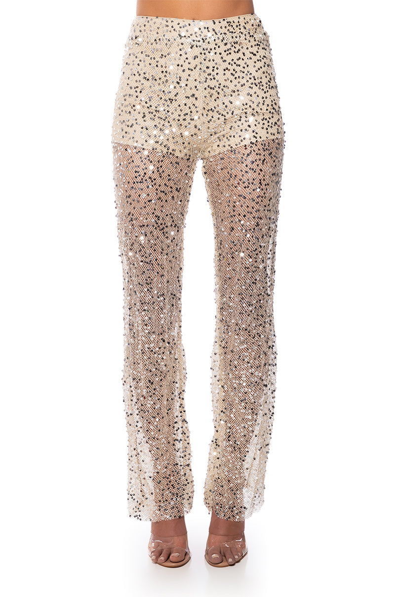 MAKE TIME FOR ME SPARKLE SKINNY PANT