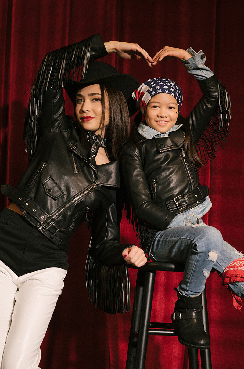 MAMA FRINGE MOTO JACKET