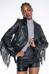 MAMA FRINGE MOTO JACKET