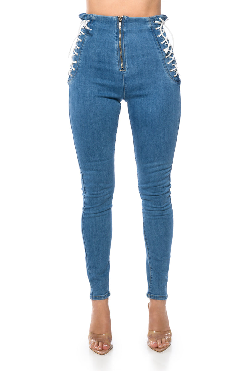 MARGOT LACE SKINNY JEANS
