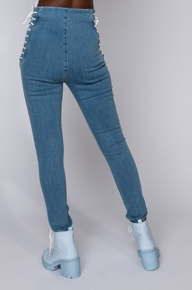 MARGOT LACE SKINNY JEANS