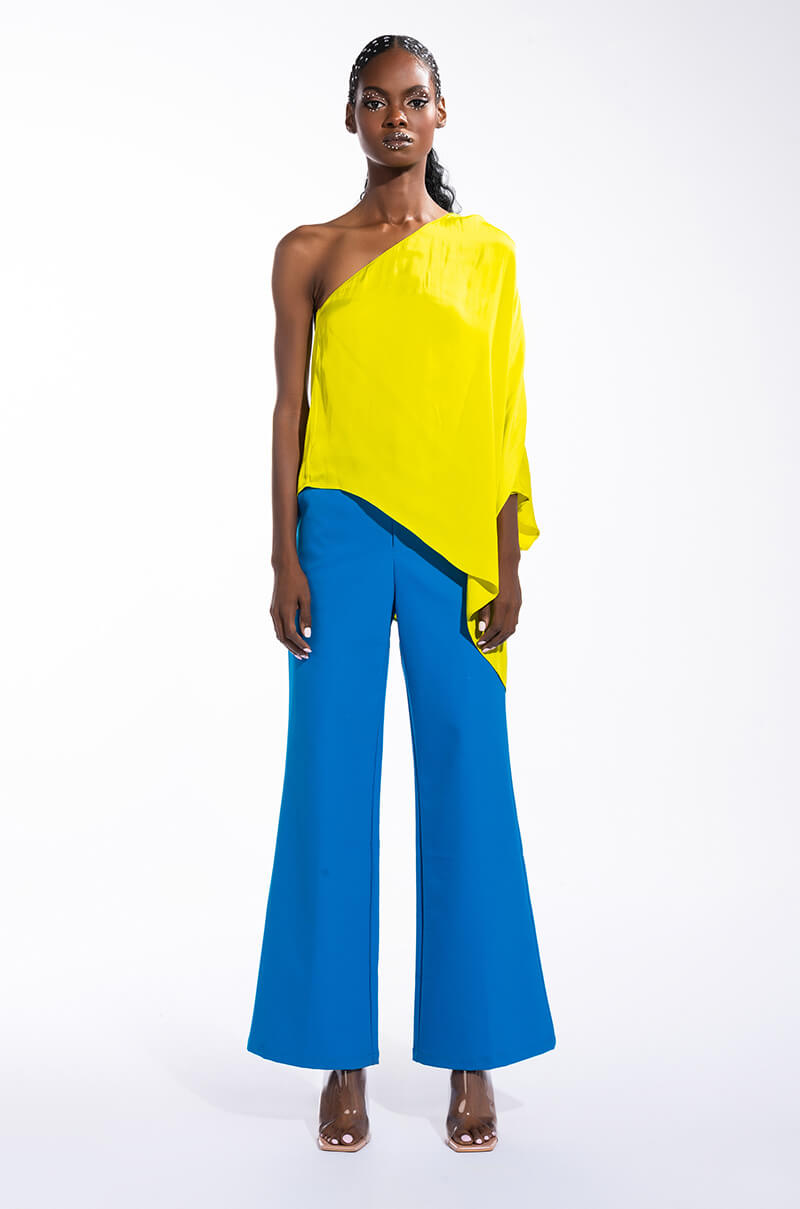 MET AT COACHELLA ASYMMETRICAL CROP TOP