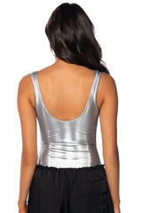 MILKY WAY METALLIC CASUAL BODYSUIT