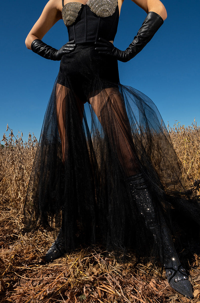 MY ALL MAXI TULLE SKIRT
