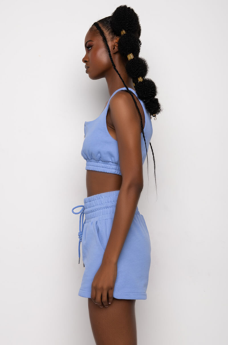 NEW RULES ZIP BRALETTE